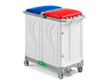 Waste collection trolley